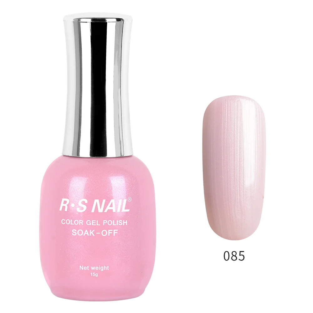 RS NAIL Новая серия Гель-лак для ногтей УФ светодиодный Гель-лак 120 цветов Гель-лак профессиональный маникюрный набор гель-лаков 15 мл - Цвет: 085