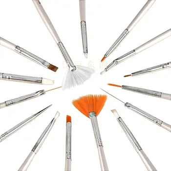 

Professional Nail Art Styling Tools Acrylic Nail Brush Set Design Painting Pen Perfect Tools for Natural Pincel
