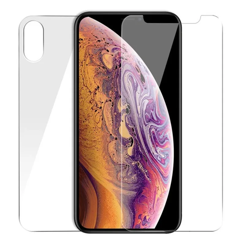 Переднее и заднее стекло для apple 8 iphone xs max Защитное стекло для iphone x xr xs max защита экрана 6s 7 8plus пленка 9h