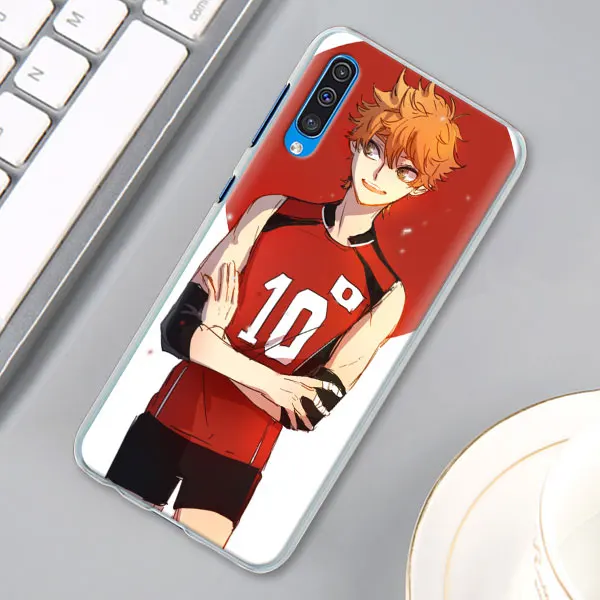 Аниме Haikyuu чехол КРЫШКА ДЛЯ samsung Galaxy A30 A40 A50 A70 A6 A8 плюс A7 A9 M30 чехол для телефона Coque - Цвет: 14