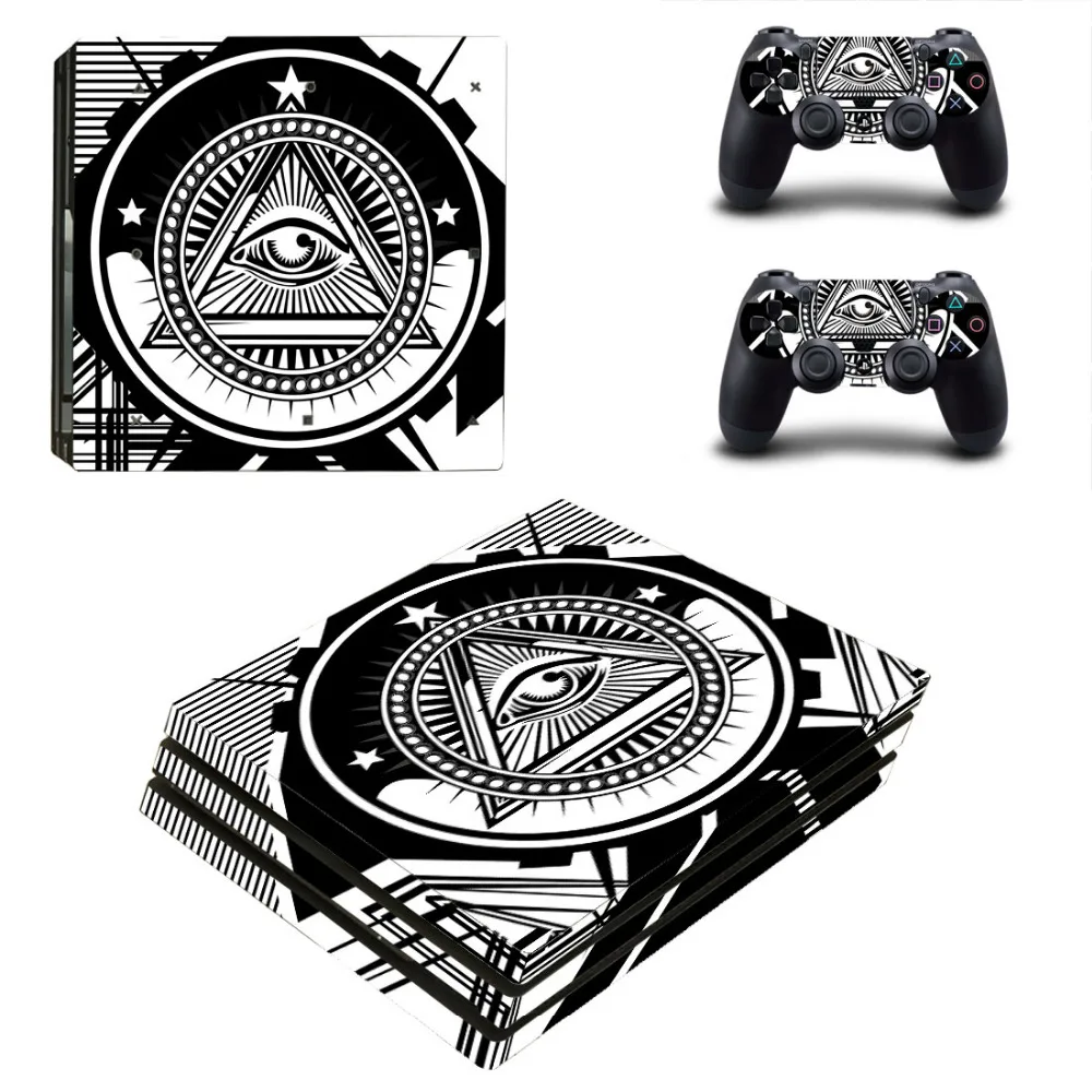 

Eye of Providence PS4 Pro Skin Sticker Decal for PlayStation 4 Console and 2 Controllers PS4 Pro Skin Sticker Vinyl