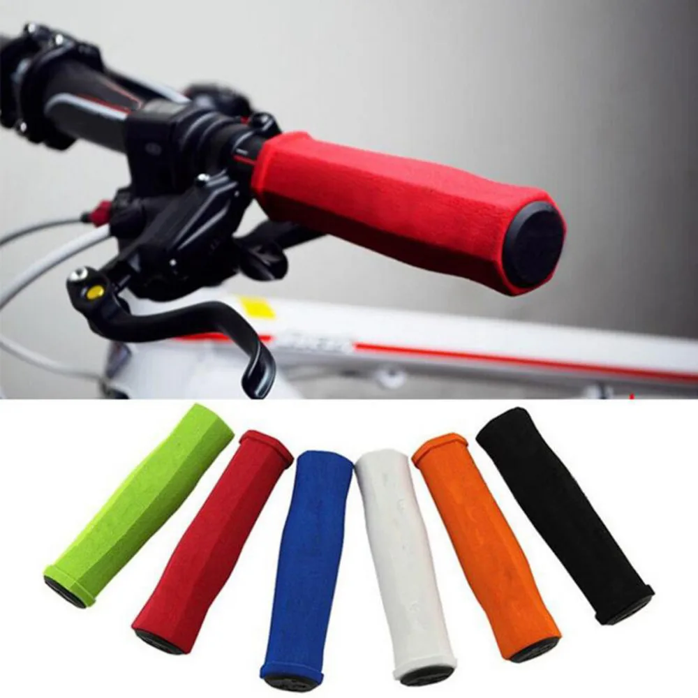 

6 Colors 2PCs Mountain Bike Accessories Handlebar Racing Bicycle Motorcycle Handle Bar Foam Sponge Grip Cover Non-slip #4J02