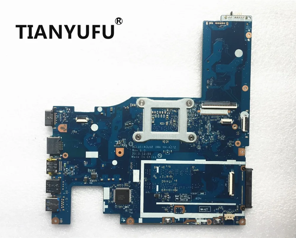 Абсолютно новая материнская плата ACLU1/ACLU2 NM-A272 для ноутбука lenovo G50-70 материнская плата nm-a272 с процессором i3 тест работа