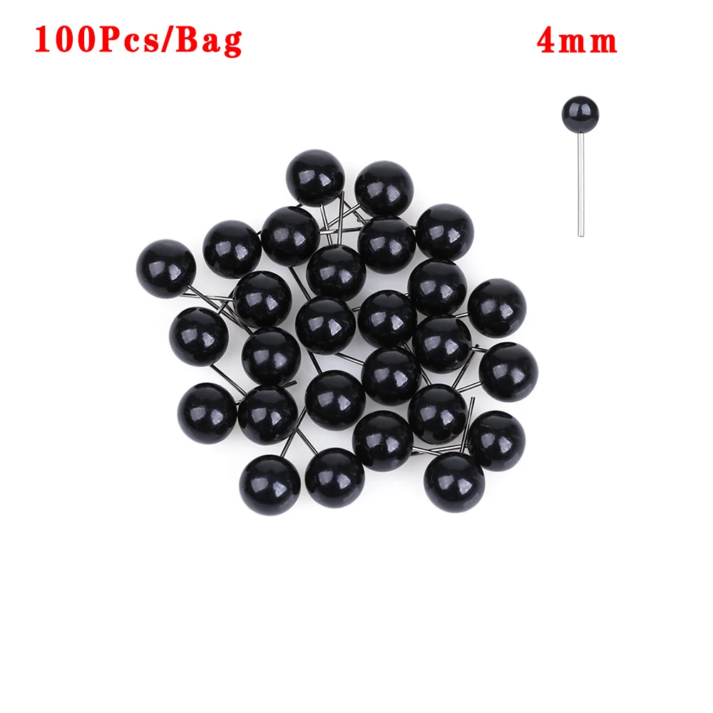 Toy Glass Eyes 4/5/7/8/10mm Needle Felting Teddy Bears Animals Black Eyes Hand Made Dolls Plush Toy Gift 100Pcs/Bag glass doll eyes,doll eyes,doll accessories,doll eyewear accessories