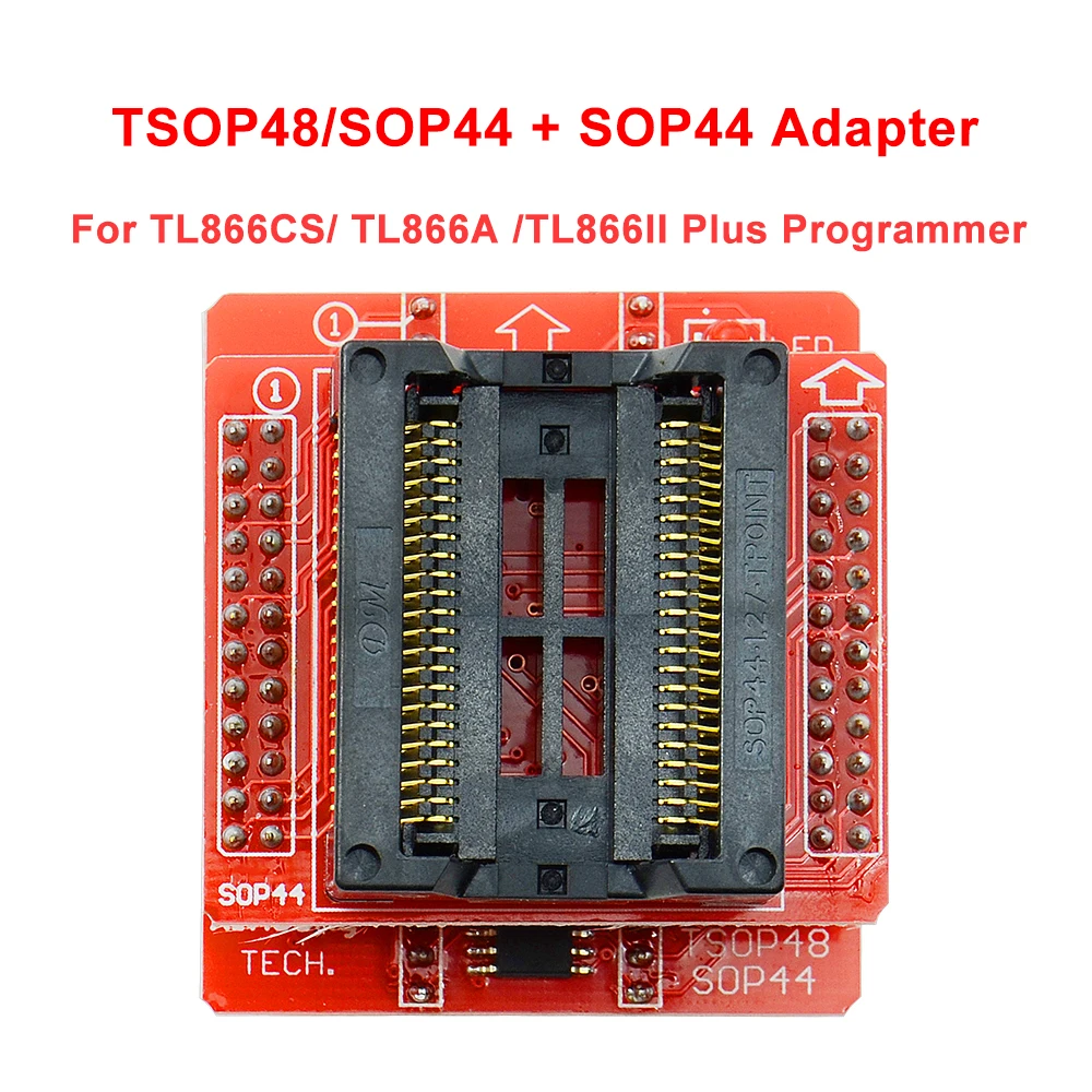 Новые оригинальные TSOP48 IC адаптер+ SOP44 адаптер IC для MiniPro TL866CS TL866A TL866II универсальный программатор