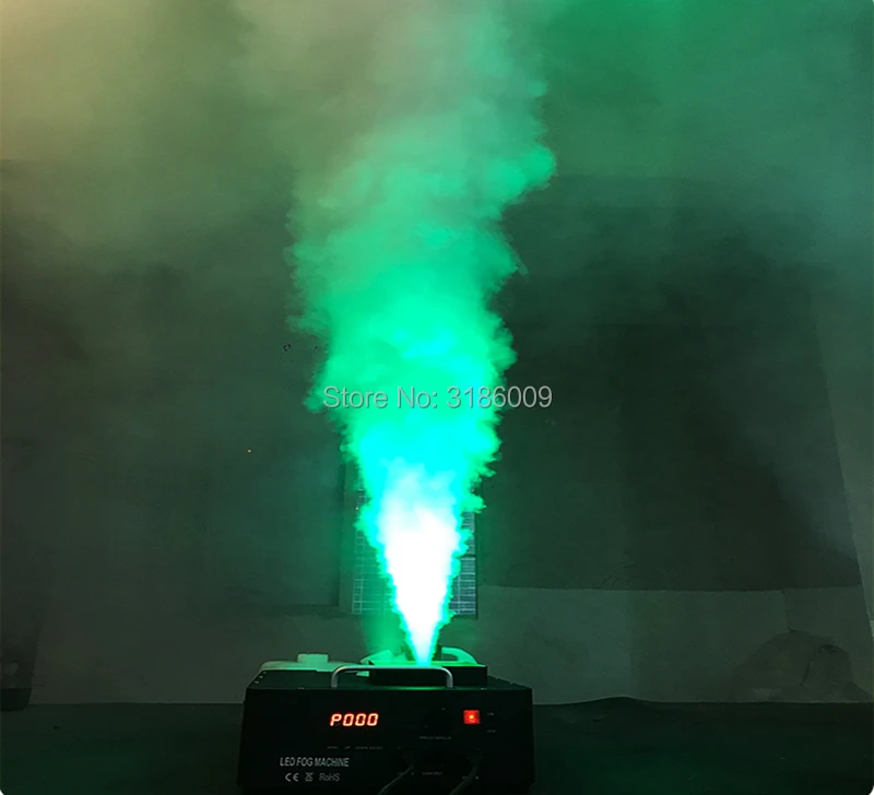 2 шт./партия 1500 Вт Светодиодная дым-машина пульт дистанционного управления может вертикальное место дымовая машина RGB led диско DJ вечерние сделать туман дома развлекать
