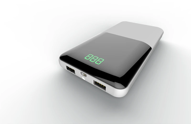 

New 20000mAh digital display mobile power 18650 large capacity power bank charging External Battery Pack For xiaomi MIX 2 Redmi