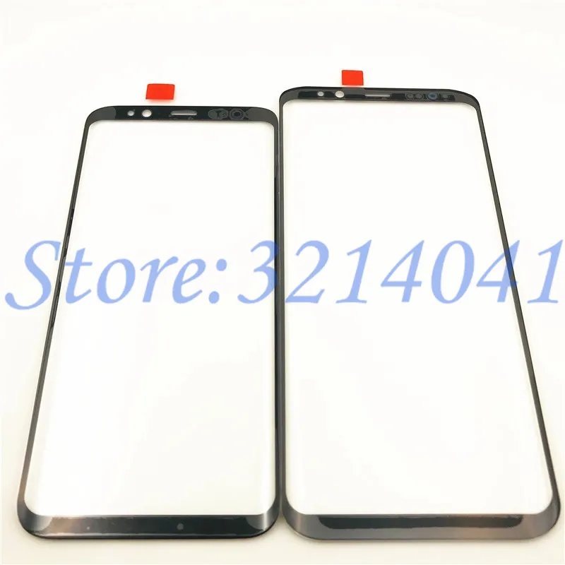 Сенсорный экран Объектив для samsung Galaxy S8 S8 Plus G950 G950F G955 передняя внешняя стеклянная линза сенсорный экран панель Ремонт