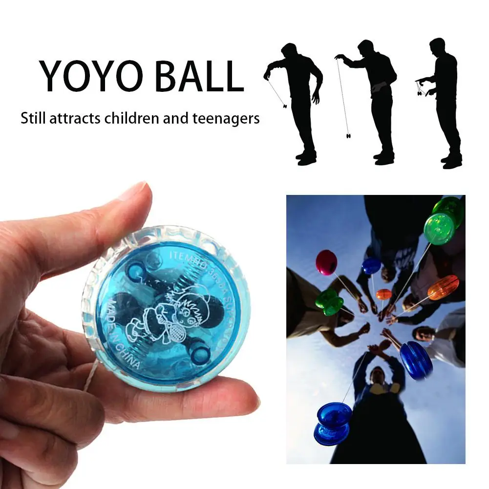 В продаже высокая скорость YoYo мяч светящийся светодиодный мигающий Yo-Yo клатч механизм детские игрушки Вечерние развлечения