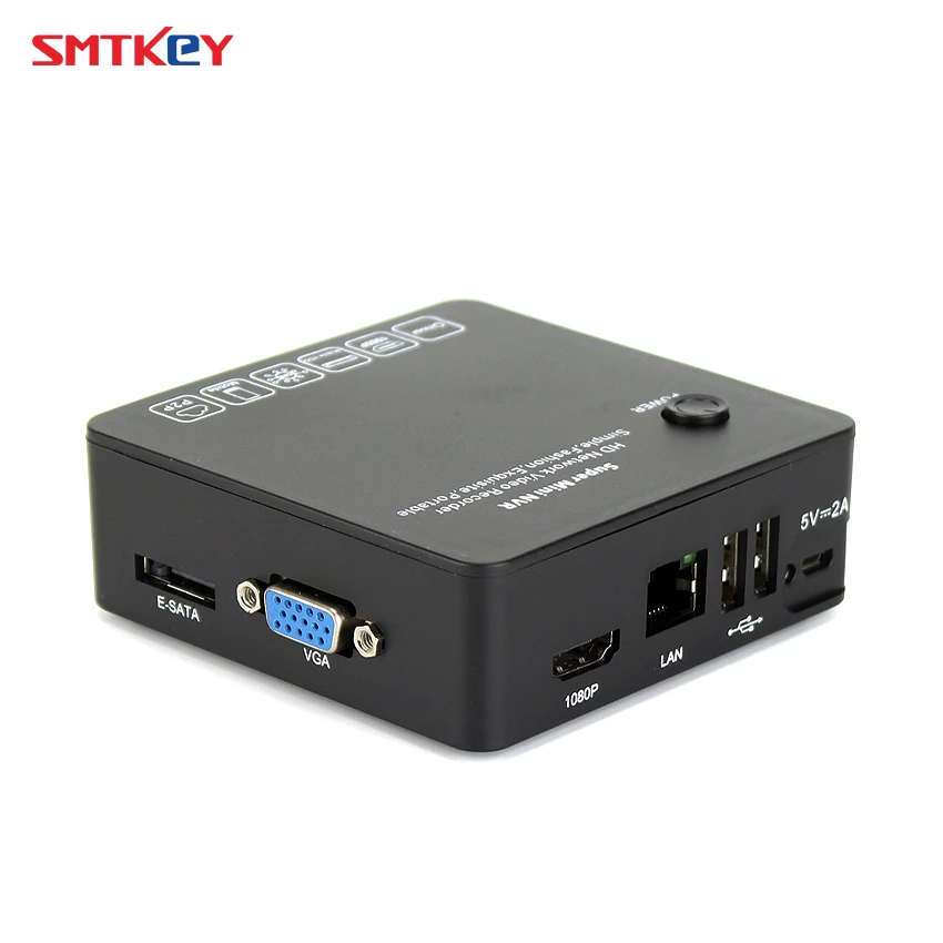 SMTKEY Onvif супер мини NVR 8CH для ip-камеры 1080 P/960 P/720 P сетевой видеорегистратор VGA HDMI E-SATA SUB для хранения