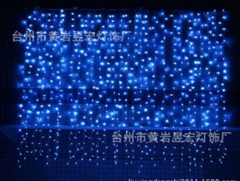 9.84x9.84ft/3 м x 3 м 304 светодиодный LED белый/теплый белый/розовый/синий свет Романтический Рождество Свадебные Декорации на улице шторы свет шнура
