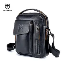 BULLCAPTAIN 2019 Genuine Leather Men Messenger Bag Casual Crossbody Bag Business Men's Handbag Bags for gift brand shoulder bag BULLCAPTAIN 2019 Genuine Leather Men Messenger Bag Casual Crossbody Bag Business Men's Handbag Bags for gift brand shoulder bag