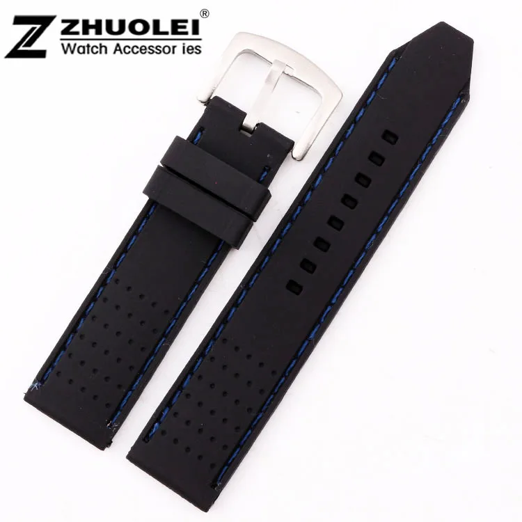 

New arrival New 2014 Top grade quality Waterproof Silicone Rubber watch band strap For Men`s Wristwatch free shipping