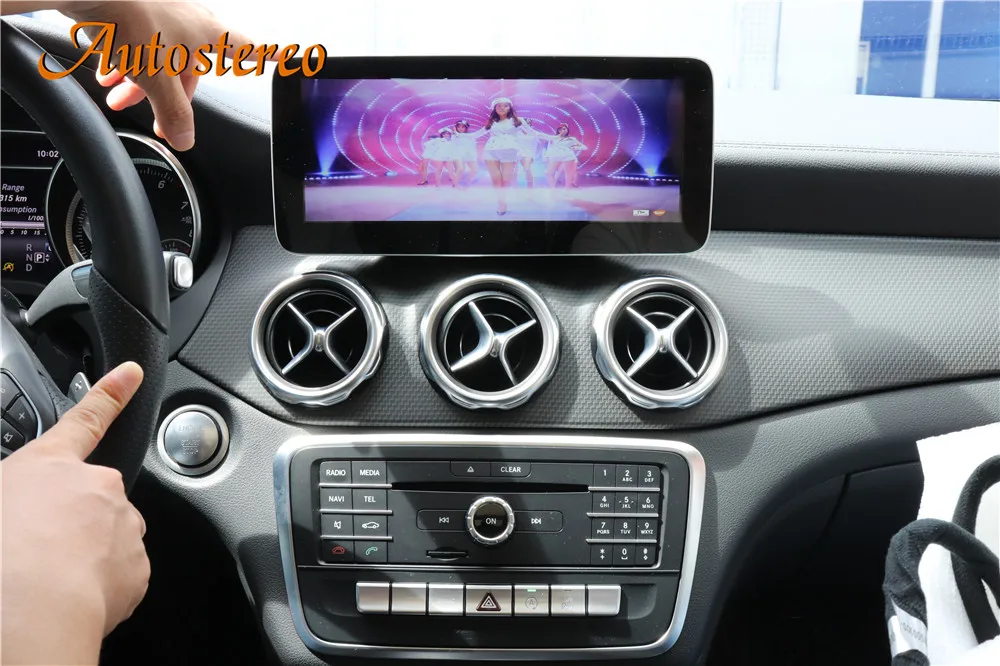 Clearance 4G RAM 10.25" DSP Android display for Mercede Benz CLA GLA A Class W176 2013-2019 car GPS Navigation radiostereo dash multimedia 1