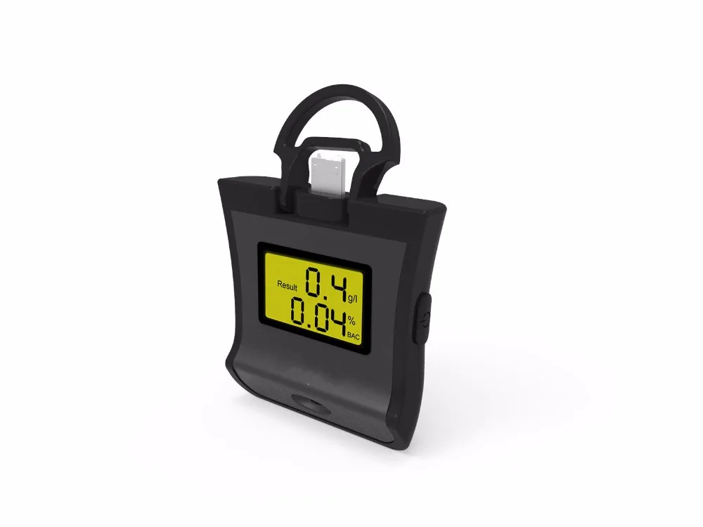 Digital Alcohol Breathalyser Breath Tester LED Mobile Analyser For AndroidIOS Alcohol Tester Professional (7)