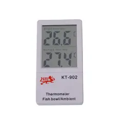 -10 ~ 50 градусов ЖК-дисплей цифровой термометр аквариум Рыба Аквариум воды термометр indoor Температура тестер с кнопки сотового