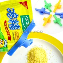 Модный горячий креативный домашний пластиковый уплотнительный мешок, разгрузочный сопло, пищевая трубка, герметичный зажим