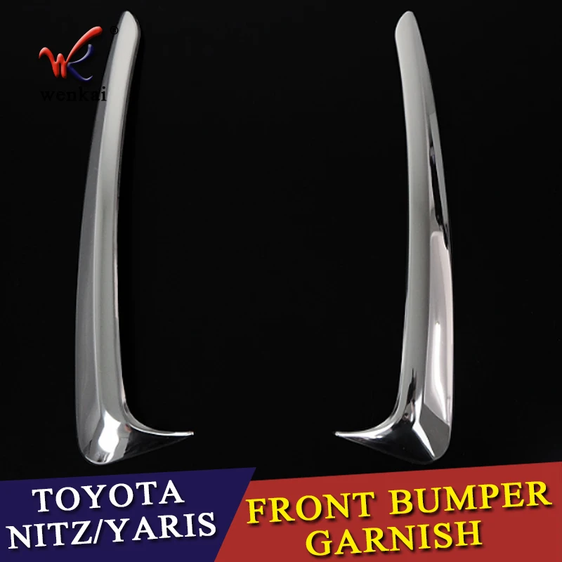 Передняя хромированная противотуманная фара WK полоса для Toyota yaris vitz YARIS VITZ 2017 2018