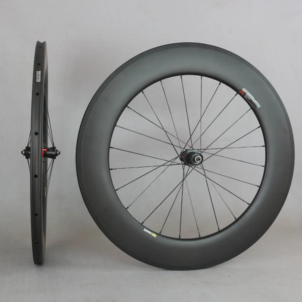 

Aero Bicycle Carbon Wheel Tubular Clincher Tubeless Rim Road Bike with DT Swiss 240S Hub 88mm wheels
