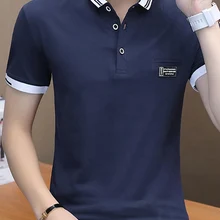 Liseaven, мужские футболки с отложным воротником, базовые футболки, футболка с коротким рукавом, брендовая одежда, мужские хлопковые футболки