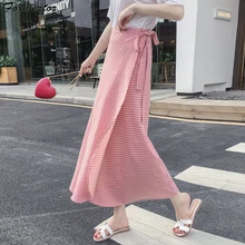 Новинка, летняя модная длинная юбка, женские юбки, scover-ups sarong, парео, Пляжное шифоновое платье, макси юбка, полотенце, несколько способов ношения