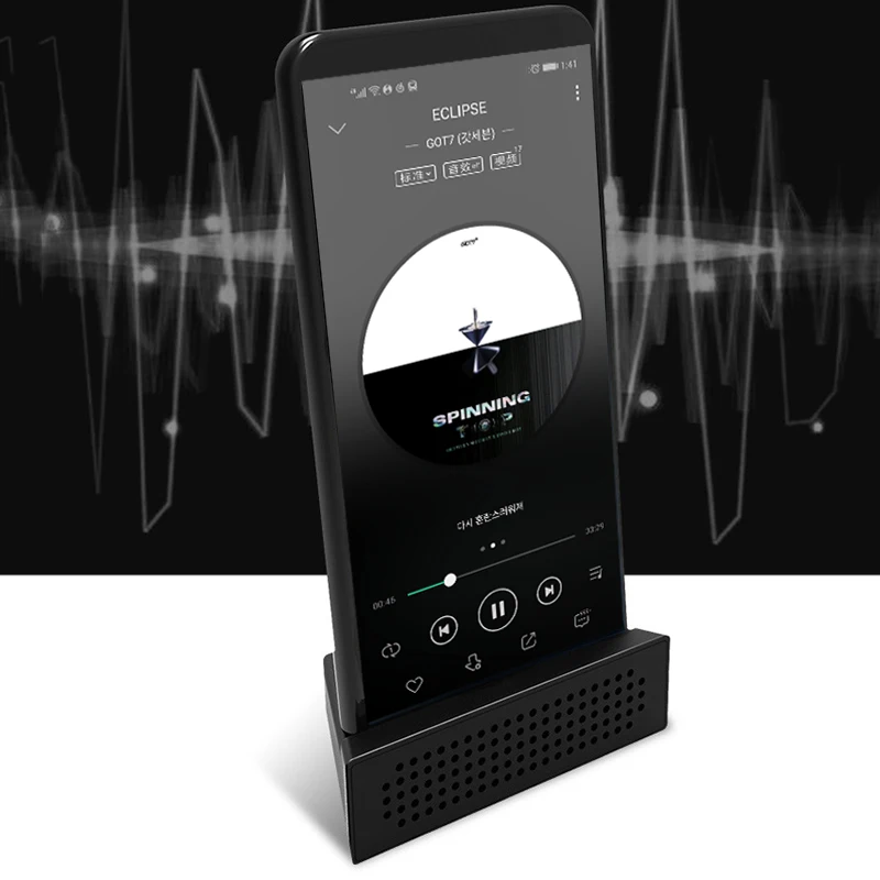 Портативный держатель мобильного телефона hi fi звук Кронштейн усилителя для iPhone