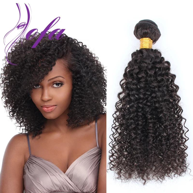 Virgin Indian Kinky Curly Jerry Curl Remy Hair Weave Raw Indian Wavy Curly Hair Human Hair 3 