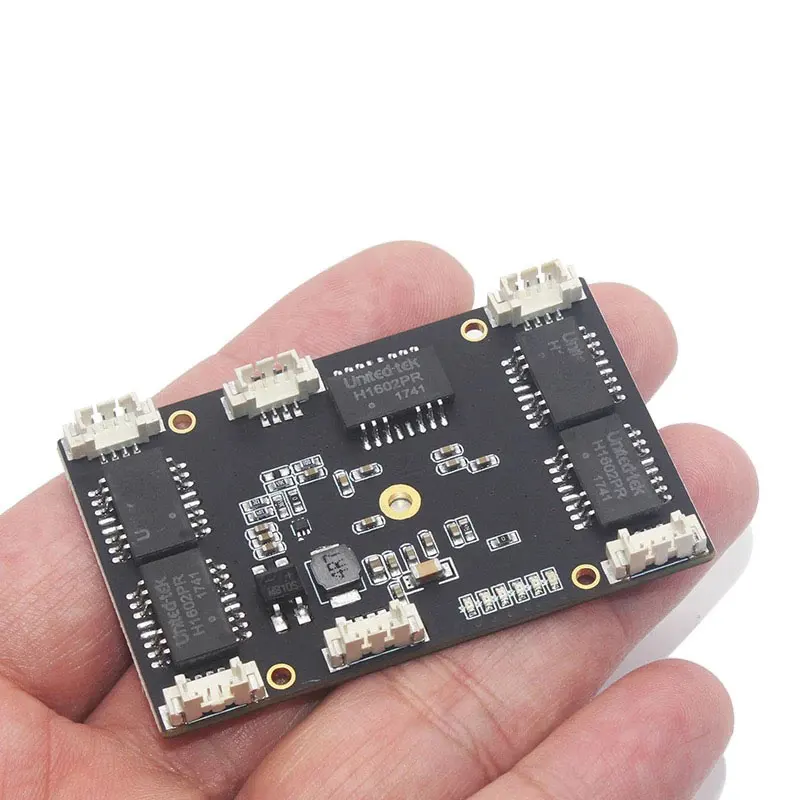 ANDDEAR Customized industrial 5 port 10/100M unmanaged network ethernet switch 12v pcba module network switch 5/6 civil grade ANDDEAR Customized industrial 5 port 10/100M unmanaged network ethernet switch 12v pcba module network switch 5/6 civil grade