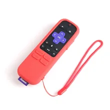 Чехол SIKAI с дистанционным управлением для Roku+ чехол с дистанционным управлением, силиконовый защитный чехол для ROKU, улучшенный голосовой пульт, чехол