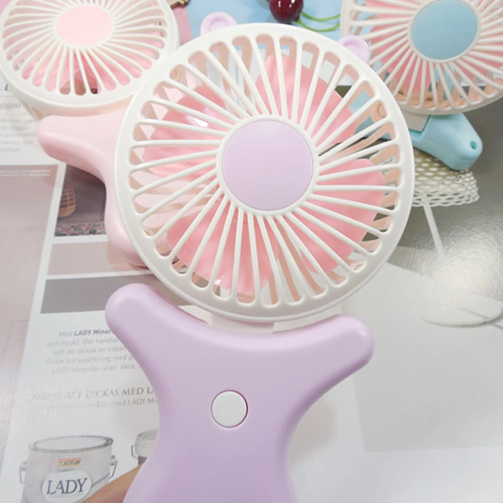 

Mini Folding Random Color Handheld Fan Cooler USB Charging Rechargeable Portable Fans For Office Outdoor Household Travel