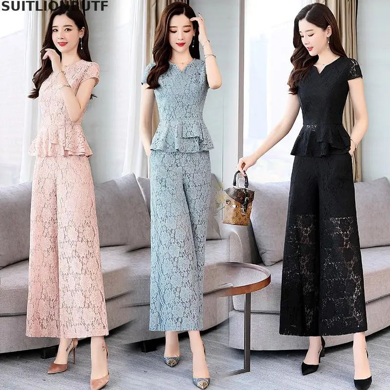 Perfect Qualty 2 Pieces Set Women Cotton Slim Lace Zipper