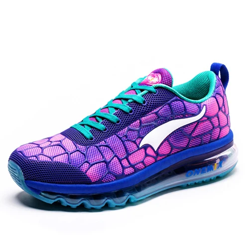 Лидер продаж; ONEMIX; коллекция года; оригинальные кроссовки с подушками; zapatos de mujer; женская спортивная Уличная обувь; женская обувь для бега; размеры 36-40 - Цвет: purple-women