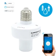 Led Bulb E27 Lamp Holder, Slampher 433MHz RF Wireless WiFi Light Lamp For Smart Home Improve IOS Android Remote Control