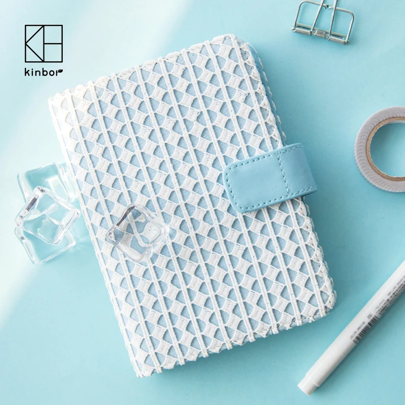 Kinbor Kawaii A5 Календарь 2017 планировщик Тканевая обложка для книг дорожный Блокнот