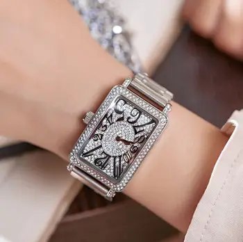 

2019 Full Diamond Watch Women's Watches Luxury Fashion relogio feminino Rose Gold Ladies Watch Clock Women saat reloj mujer