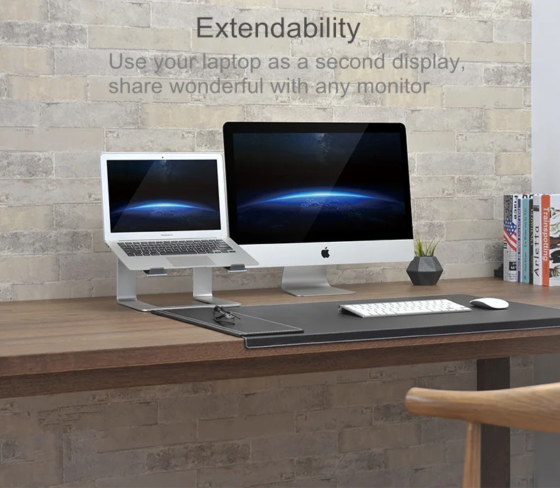 Портативная подставка для ноутбука, алюминиевая офисная подставка для ноутбука, эргономичные подставки для ноутбука Macbook с подставкой и держателем