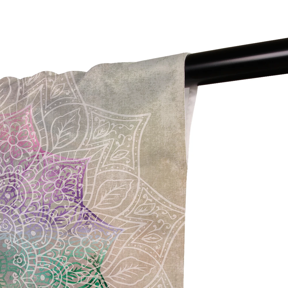 Cortinas de Mandala de miraille para cortinas de tratamiento de ventana térmica de bloqueo de luz de dormitorio