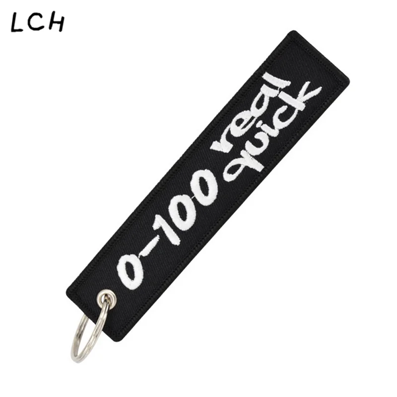 

Novelty Keychain for Motorcycles Gift Tag Embroidery Key Fobs Key Chain Bijoux 0-100 Real Quick Keychains for Scooters
