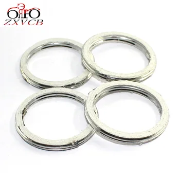 

4PCS FOR SUZUKI DR125 1982-1988 DR125E 1994 1995 DR125S 1982-1993 DR125SER/S/T Jebel125 1994-1996 Exhaust Pipe Gasket Seal