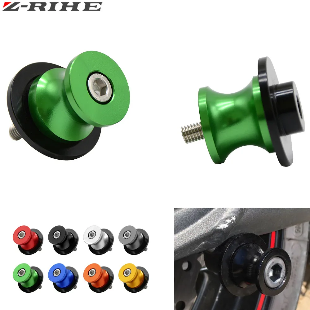 Motorcycle CNC Swingarm Slider Spools stand screws For Kawasaki Ninja