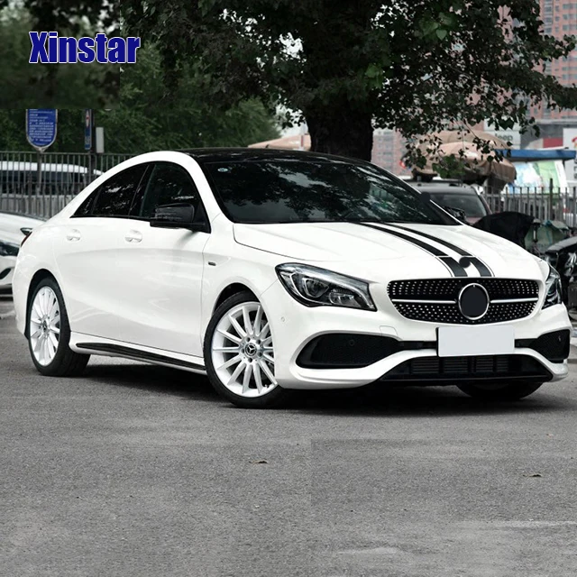 2 шт. Автомобильная головка и задняя наклейка для Mercedes benz AMG w204 w211 W210 C63 c180 e200 CLA GLK GLE