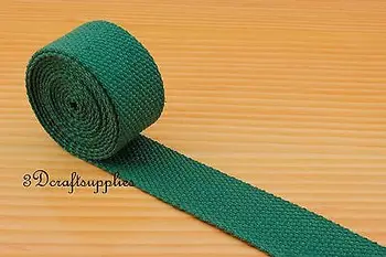 

5 yards 1.25 inch ( 32 mm ) heavy weight cotton webbing key fob strap ZA71
