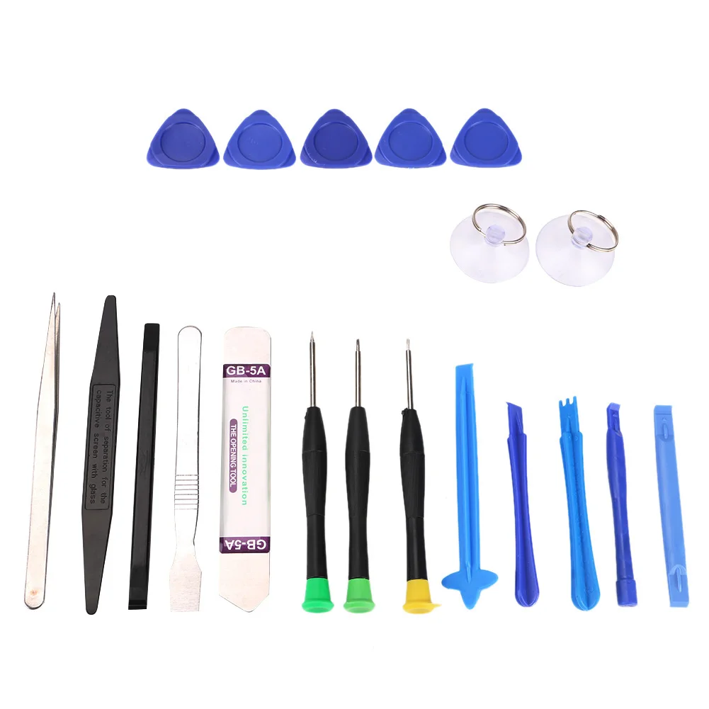 

20 in 1 Mobile Phone Repair Tools Kit Spudger Pry Opening Tool Screwdriver Set for iPhone X 8 7 Hand Tools Set For Outdoor Use