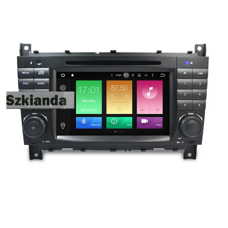Discount 2 DinAndroid 8.0 Car DVD Player for Mercedes-Benz W203 2004-2007 c200 C230 C240 C320 C350 CLK 2005 GPS Navigation Radio WiFi 4G 2