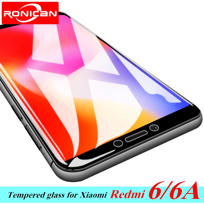 Закаленное стекло для Xiaomi Redmi 6 6A защита экрана RONICAN Высококачественная Защитная