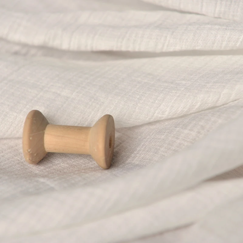

Beige corrugated filament cotton cloth Han clothing shirt skirt towel doll clothing drape fabric