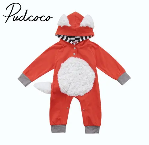 

Newborn Baby Boy Girl Hooded Tiger Romper Jumpsuit Outfits Set