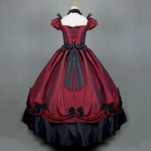 Готическое платье в стиле Лолиты вампир готический платье в викторианском стиле стимпанк платье средневековый костюм на Хэллоуин женское летнее стильное платье на выпускной