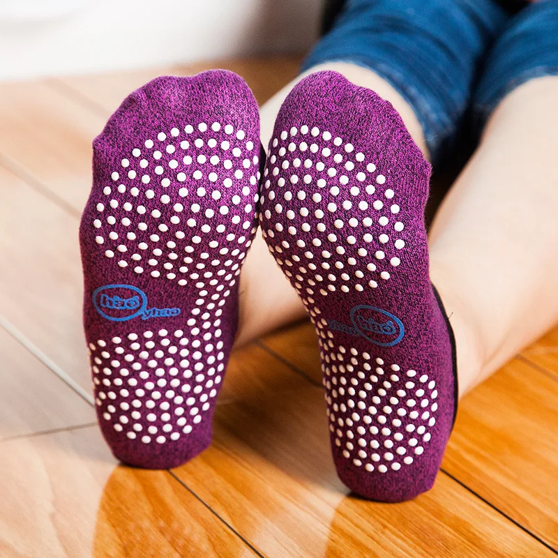 3 Pairs Men&Women Yoga Socks with Grip Breathable Quick Dry Anti slip