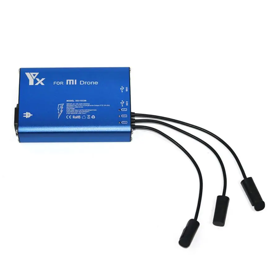

New 5 in 1 Parallel Power British regulations Hub Intelligent Battery Charger For XIAOMI MI Drone Z907
